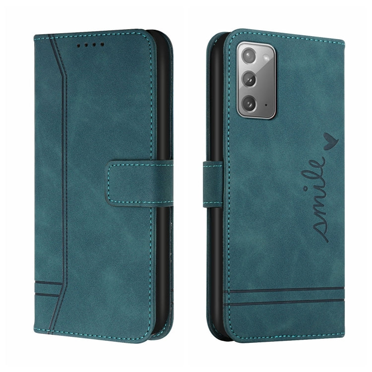 For Samsung Galaxy Note20 Retro Skin Feel Horizontal Flip Soft TPU + PU Leather Case with Holder & Card Slots & Photo Frame