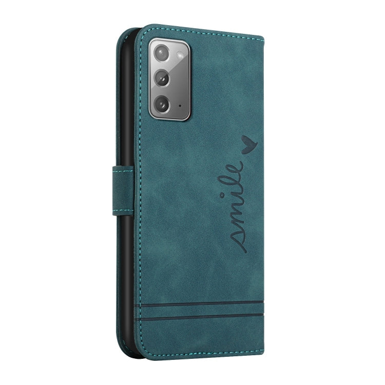 For Samsung Galaxy Note20 Retro Skin Feel Horizontal Flip Soft TPU + PU Leather Case with Holder & Card Slots & Photo Frame