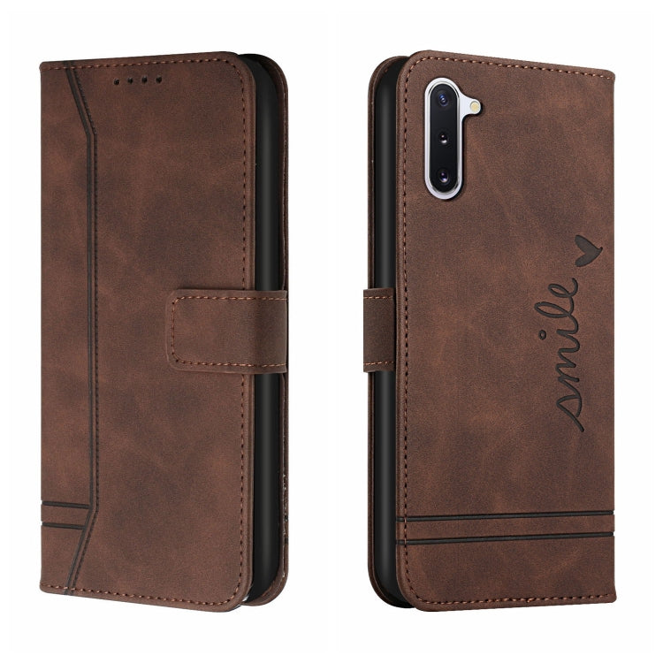 For Samsung Galaxy Note10 Retro Skin Feel Horizontal Flip Soft TPU + PU Leather Case with Holder & Card Slots & Photo Frame