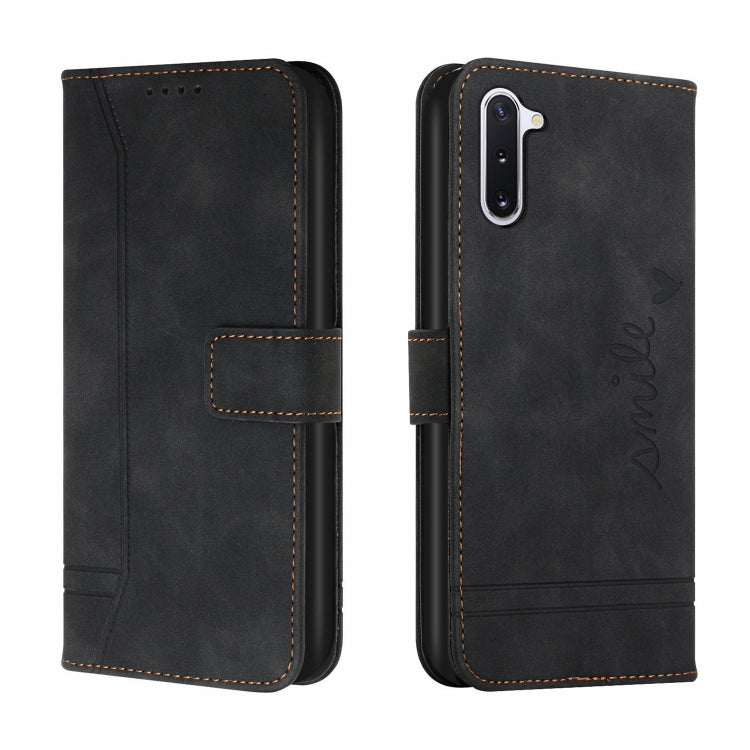 For Samsung Galaxy Note10 Retro Skin Feel Horizontal Flip Soft TPU + PU Leather Case with Holder & Card Slots & Photo Frame