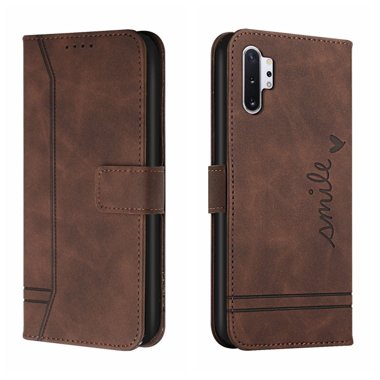 For Samsung Galaxy Note10+ Retro Skin Feel Horizontal Flip Soft TPU + PU Leather Case with Holder & Card Slots & Photo Frame