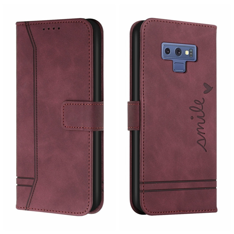 For Samsung Galaxy Note9 Retro Skin Feel Horizontal Flip Soft TPU + PU Leather Case with Holder & Card Slots & Photo Frame