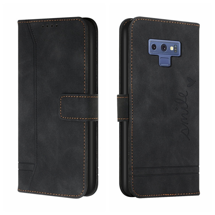 For Samsung Galaxy Note9 Retro Skin Feel Horizontal Flip Soft TPU + PU Leather Case with Holder & Card Slots & Photo Frame