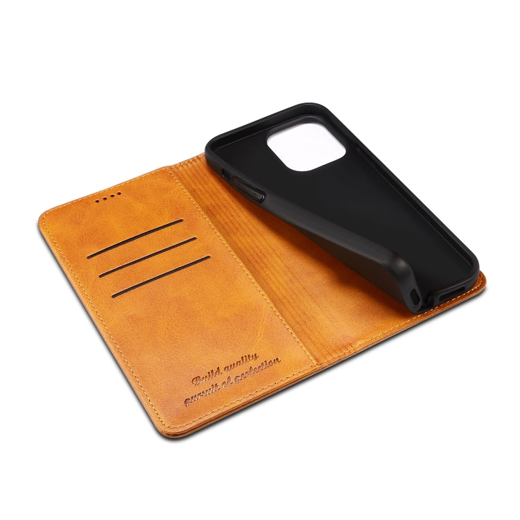 For iPhone 13 Pro Calf Texture Horizontal Flip Leather Case with Holder & Card Slots & Wallet