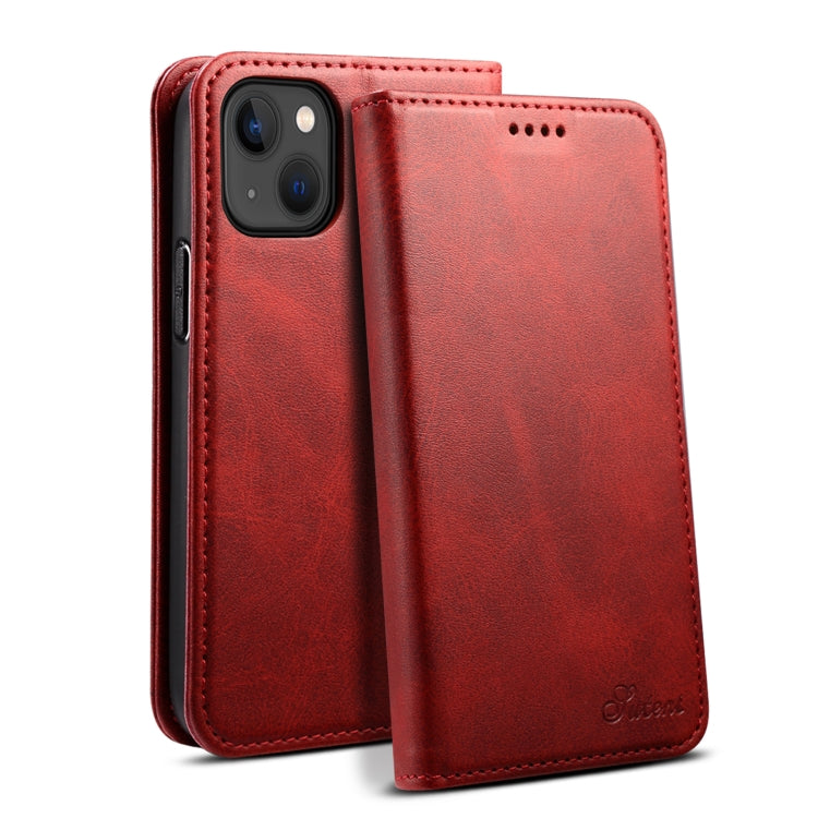 For iPhone 13 Calf Texture Horizontal Flip Leather Case with Holder & Card Slots & Wallet