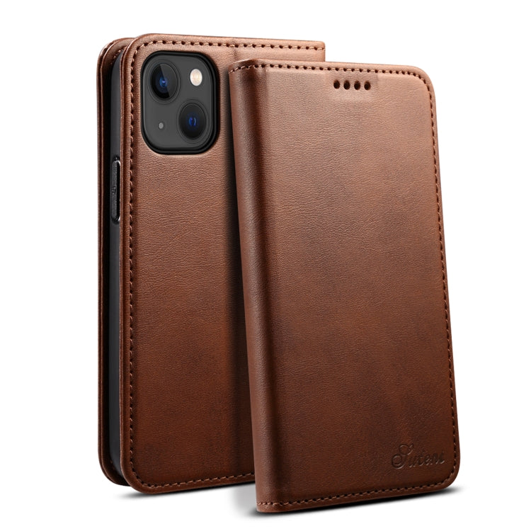 For iPhone 13 Calf Texture Horizontal Flip Leather Case with Holder & Card Slots & Wallet