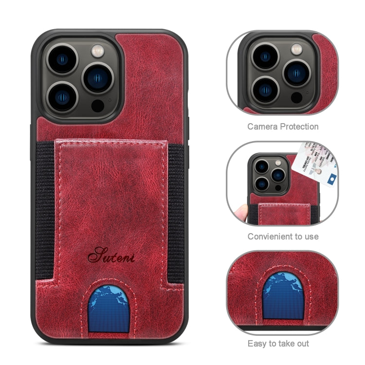For iPhone 13 H10 TPU + PU Leather Shockproof Protective Case with Card Slot