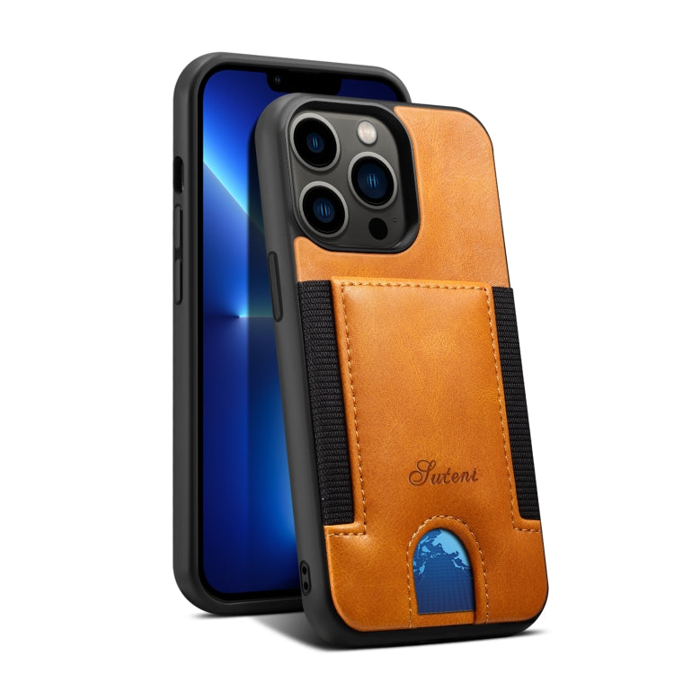 For iPhone 13 H10 TPU + PU Leather Shockproof Protective Case with Card Slot