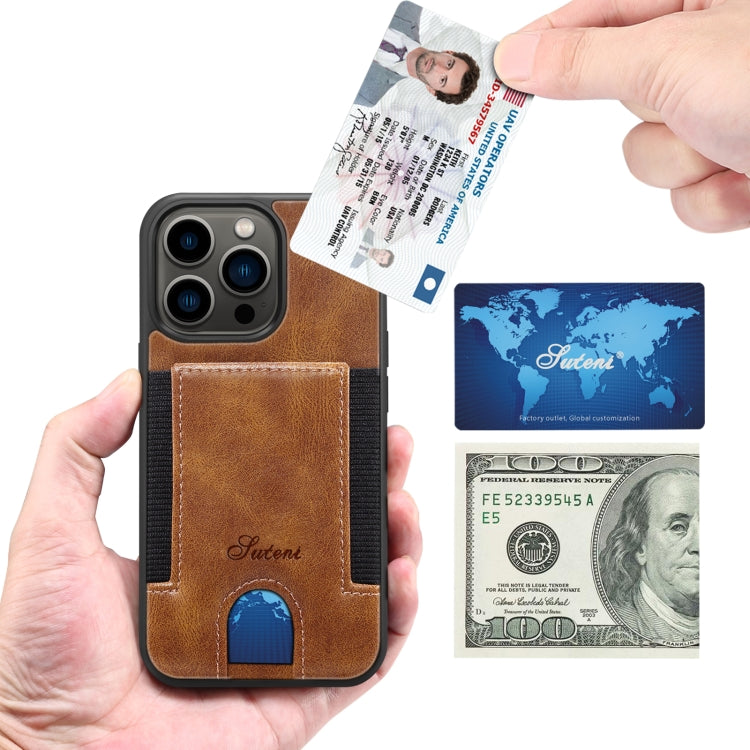 For iPhone 13 H10 TPU + PU Leather Shockproof Protective Case with Card Slot