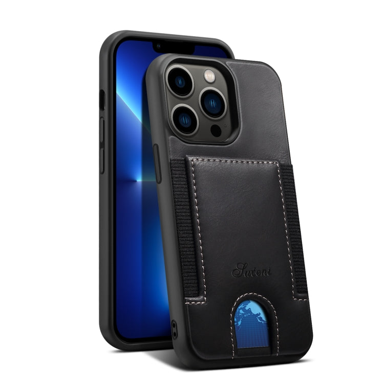 For iPhone 13 Pro Max H10 TPU + PU Leather Shockproof Protective Case with Card Slot