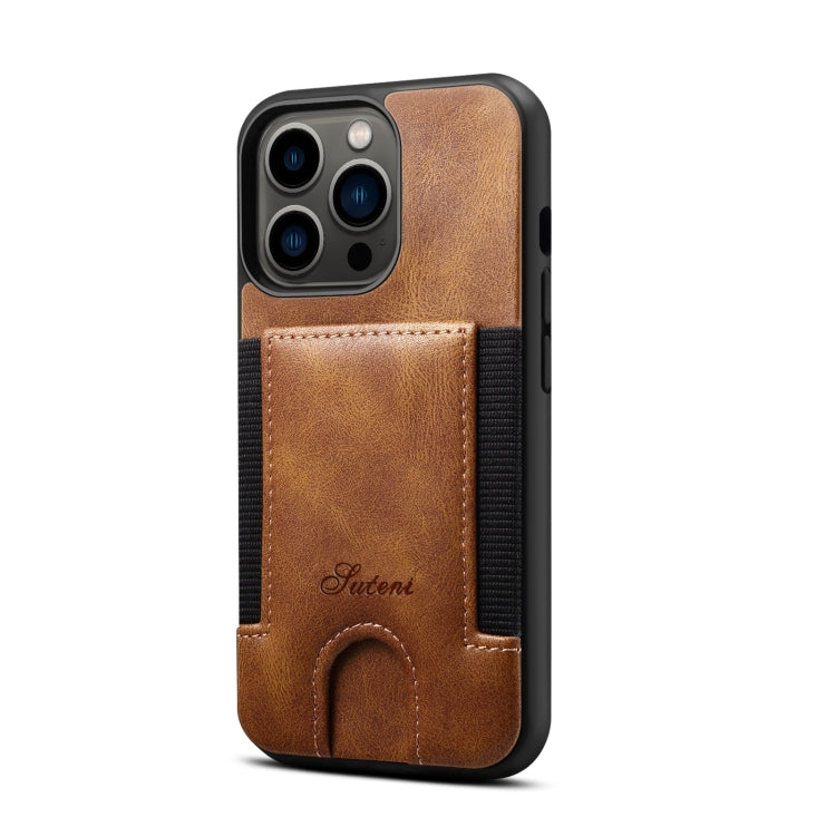 For iPhone 13 Pro Max H10 TPU + PU Leather Shockproof Protective Case with Card Slot