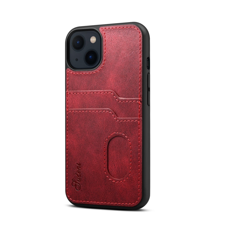 For iPhone 13 mini H09 TPU + PU Leather Shockproof Protective Case with Card Slots
