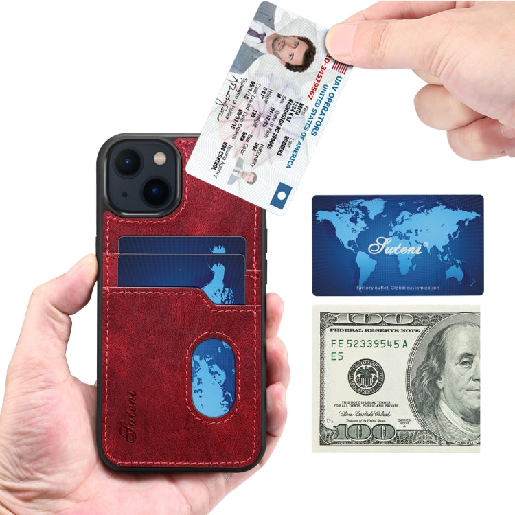 For iPhone 13 Pro H09 TPU + PU Leather Shockproof Protective Case with Card Slots