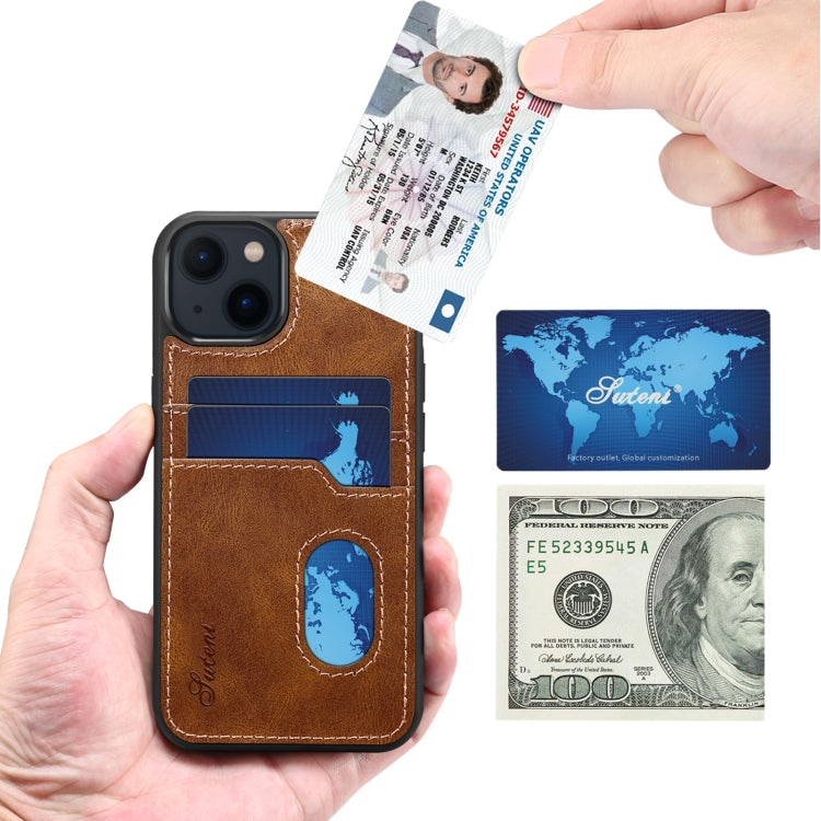 For iPhone 13 Pro H09 TPU + PU Leather Shockproof Protective Case with Card Slots