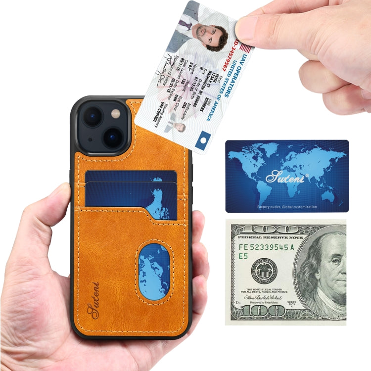 For iPhone 13 Pro Max H09 TPU + PU Leather Shockproof Protective Case with Card Slots