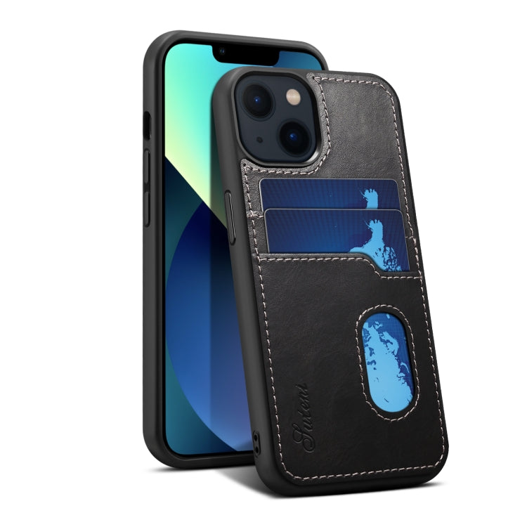 For iPhone 13 Pro Max H09 TPU + PU Leather Shockproof Protective Case with Card Slots