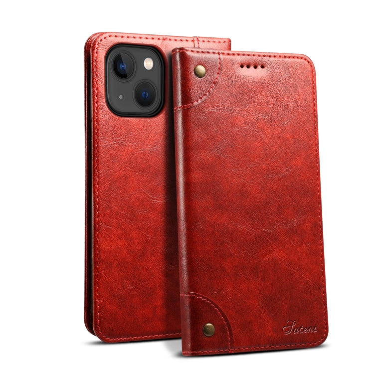 For iPhone 13 Baroque Simple Horizontal Flip Leather Case with Holder & Card Slots & Wallet