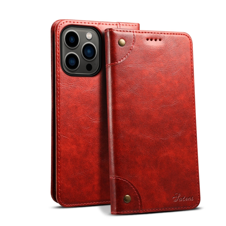 For iPhone 13 Pro Baroque Simple Horizontal Flip Leather Case with Holder & Card Slots & Wallet