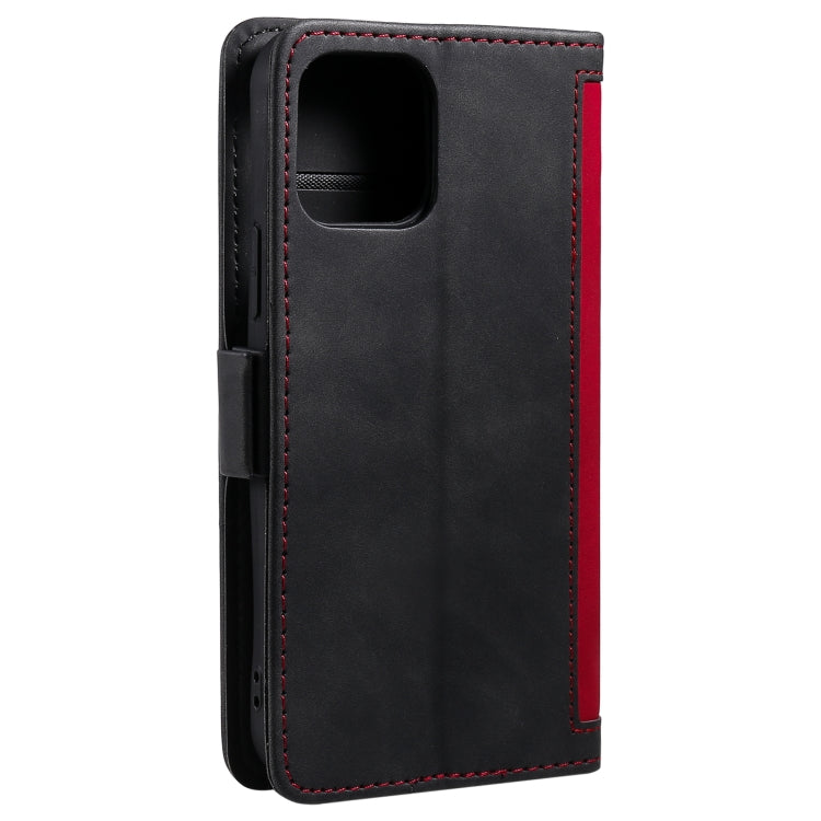 For iPhone 13 Retro Splicing Horizontal Flip Leather Case with Card Slots & Holder & Wallet