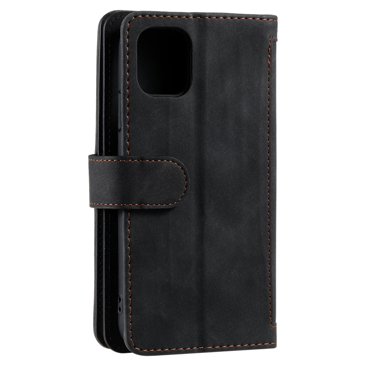 For iPhone 13 mini Nine Card Zipper Bag Horizontal Flip Leather Case With Holder & Card Slots & Photo Frame & Wallet