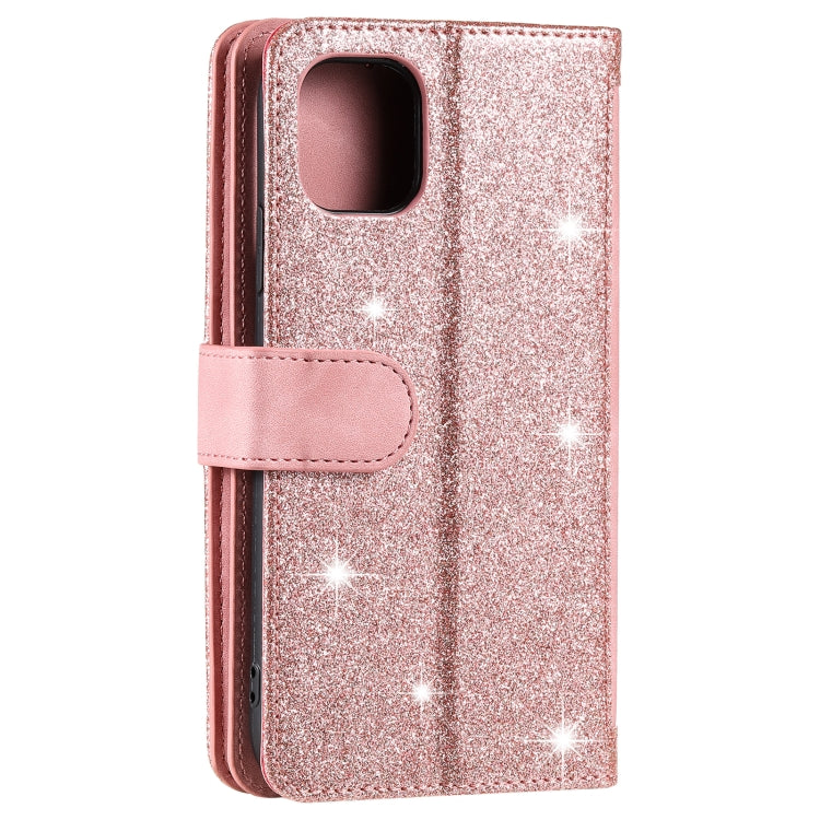 For iPhone 13 mini Nine Card Zipper Bag Horizontal Flip Leather Case With Holder & Card Slots & Photo Frame & Wallet