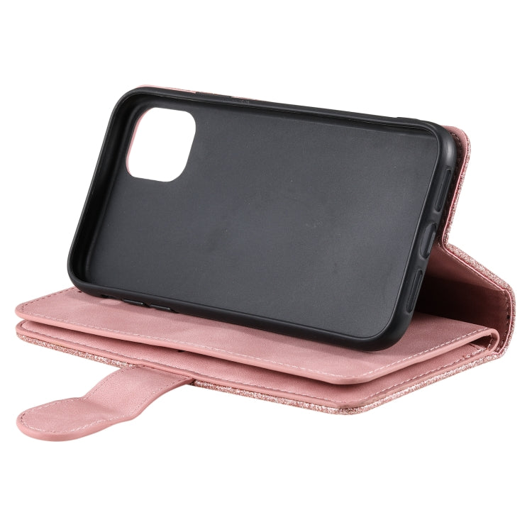 For iPhone 13 mini Nine Card Zipper Bag Horizontal Flip Leather Case With Holder & Card Slots & Photo Frame & Wallet