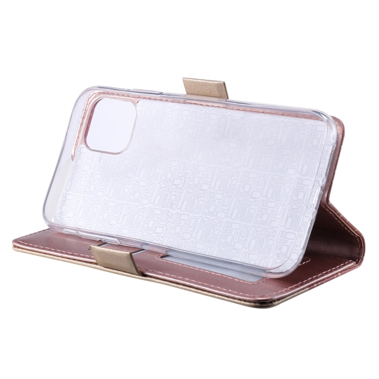 For iPhone 13 mini Lace Pattern Double Button Zipper Horizontal Flip Leather Case with Holder & Card Slots & Wallet