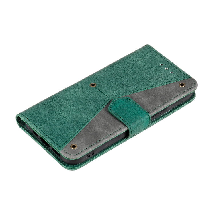 For iPhone 13 Stitching Calf Texture Horizontal Flip Leather Case with Holder & Card Slots & Wallet