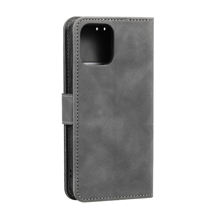 For iPhone 13 Stitching Calf Texture Horizontal Flip Leather Case with Holder & Card Slots & Wallet