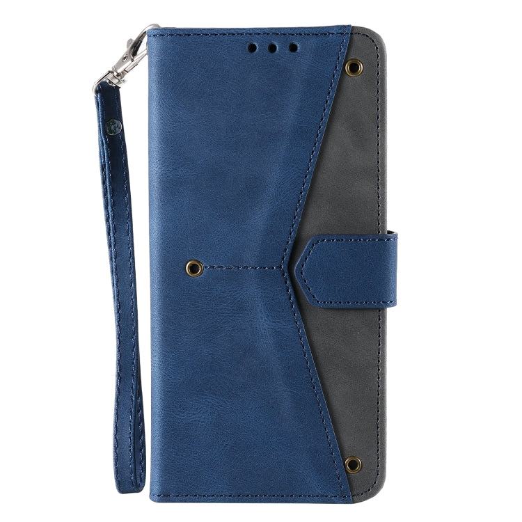 For iPhone 13 mini Stitching Calf Texture Horizontal Flip Leather Case with Holder & Card Slots & Wallet