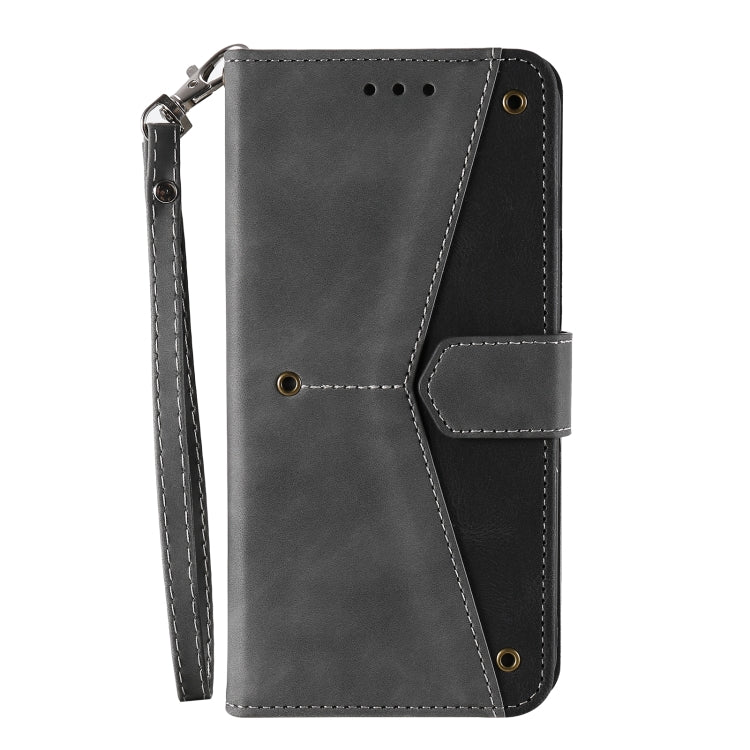 For iPhone 13 mini Stitching Calf Texture Horizontal Flip Leather Case with Holder & Card Slots & Wallet