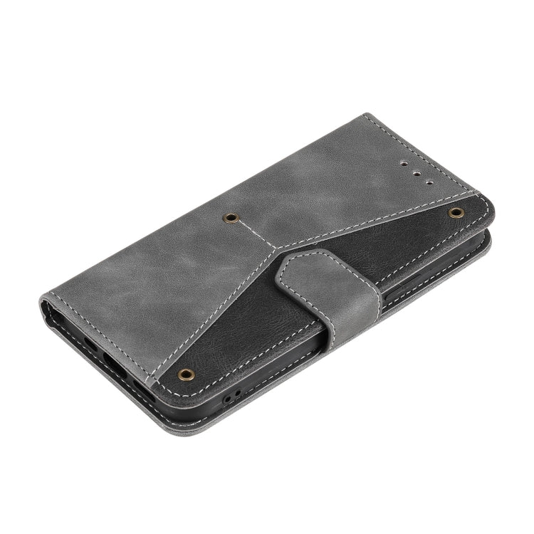 For iPhone 13 mini Stitching Calf Texture Horizontal Flip Leather Case with Holder & Card Slots & Wallet
