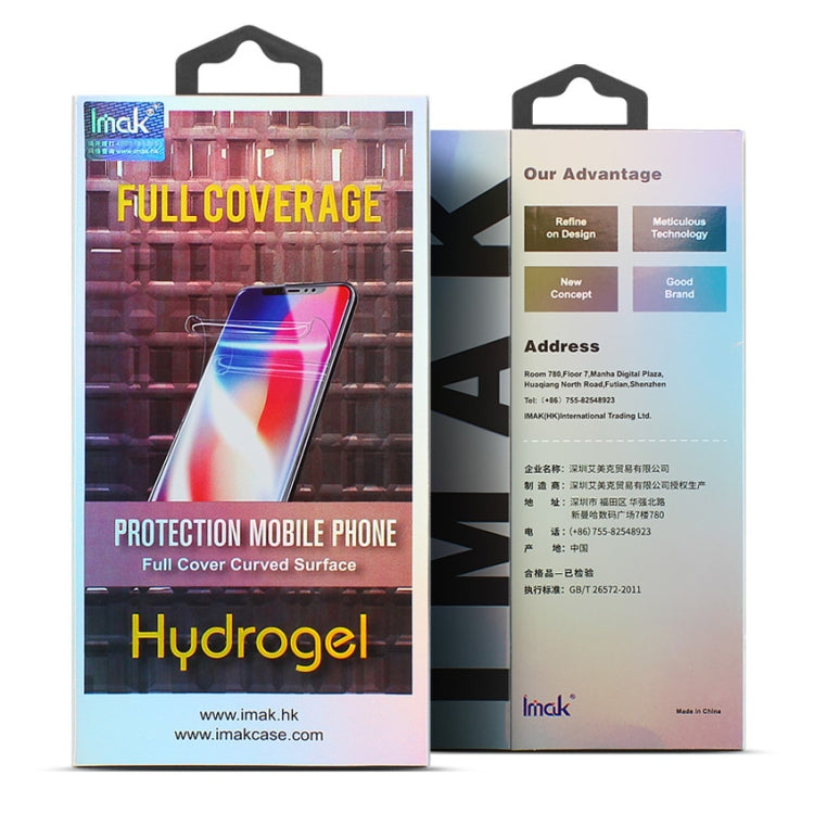 2 PCS IMAK Curved Full Screen Hydrogel Film For OnePlus 7T