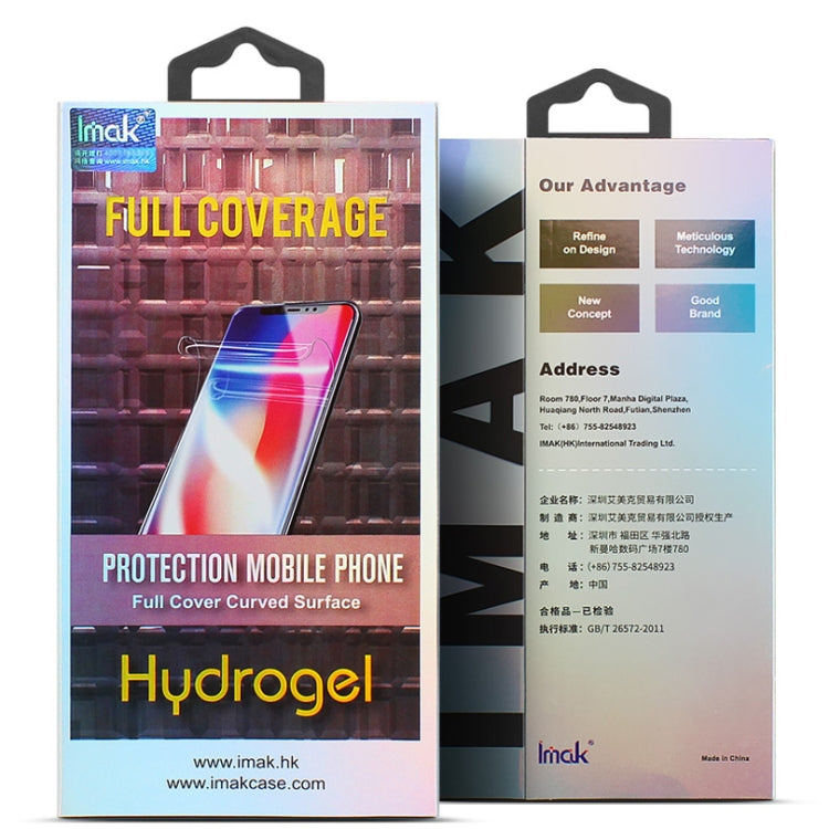 2 PCS IMAK Curved Full Screen Hydrogel Film For OnePlus 7T Pro