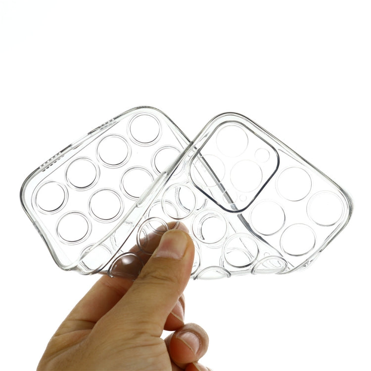 For iPhone 12 Pro Max TPU Full Coverage Shockproof Bubble Case