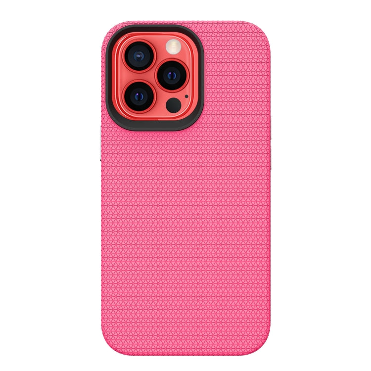 For iPhone 13 Pro Triangle Armor Texture TPU + PC Case