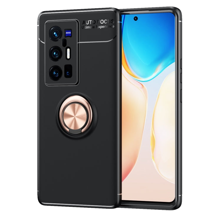 For vivo X70 Pro+ Metal Ring Holder 360 Degree Rotating TPU Case