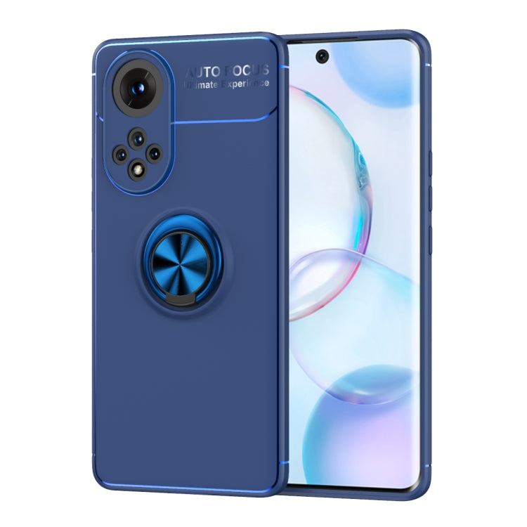 For Huawei Nova 9 Metal Ring Holder 360 Degree Rotating TPU Case