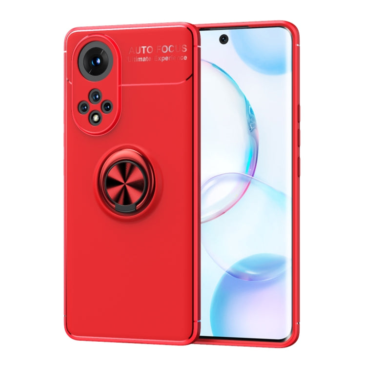 For Huawei Nova 9 Metal Ring Holder 360 Degree Rotating TPU Case