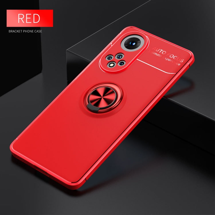 For Huawei Nova 9 Metal Ring Holder 360 Degree Rotating TPU Case