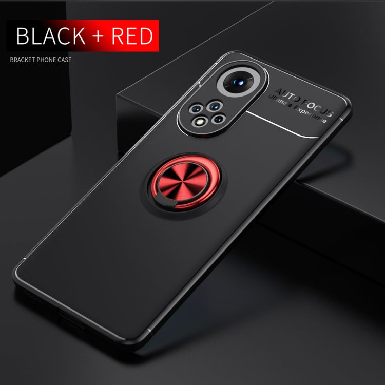 For Huawei Nova 9 Metal Ring Holder 360 Degree Rotating TPU Case