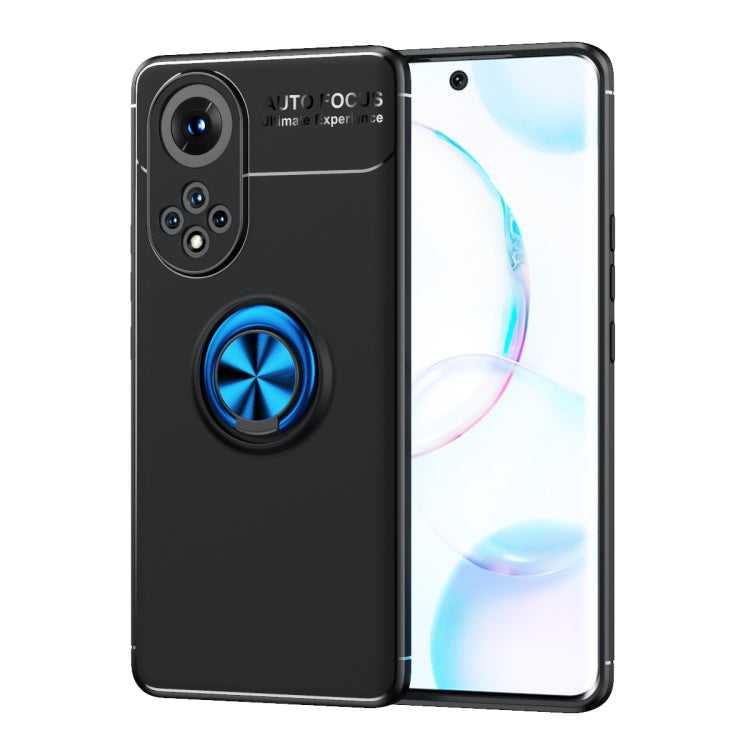 For Huawei Nova 9 Metal Ring Holder 360 Degree Rotating TPU Case