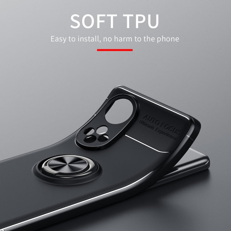 For Huawei Nova 9 Metal Ring Holder 360 Degree Rotating TPU Case