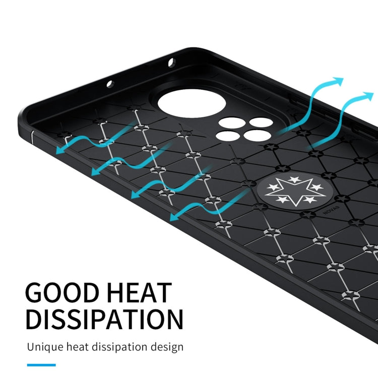 For Huawei Nova 9 Metal Ring Holder 360 Degree Rotating TPU Case