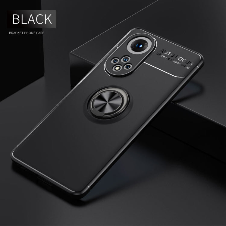 For Huawei Nova 9 Metal Ring Holder 360 Degree Rotating TPU Case