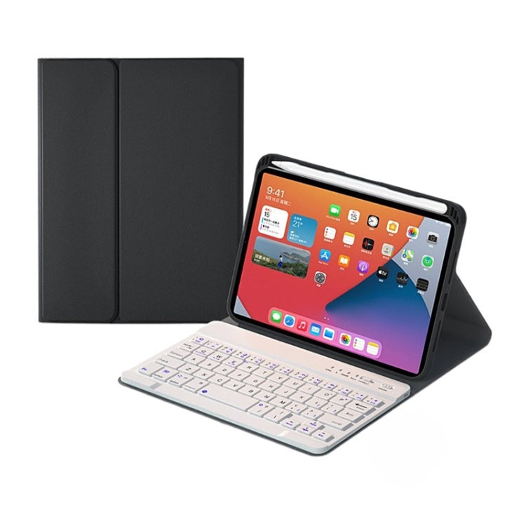 HK006 Square Keys Detachable Bluetooth Keyboard Leather Tablet Case with Holder for iPad mini 6