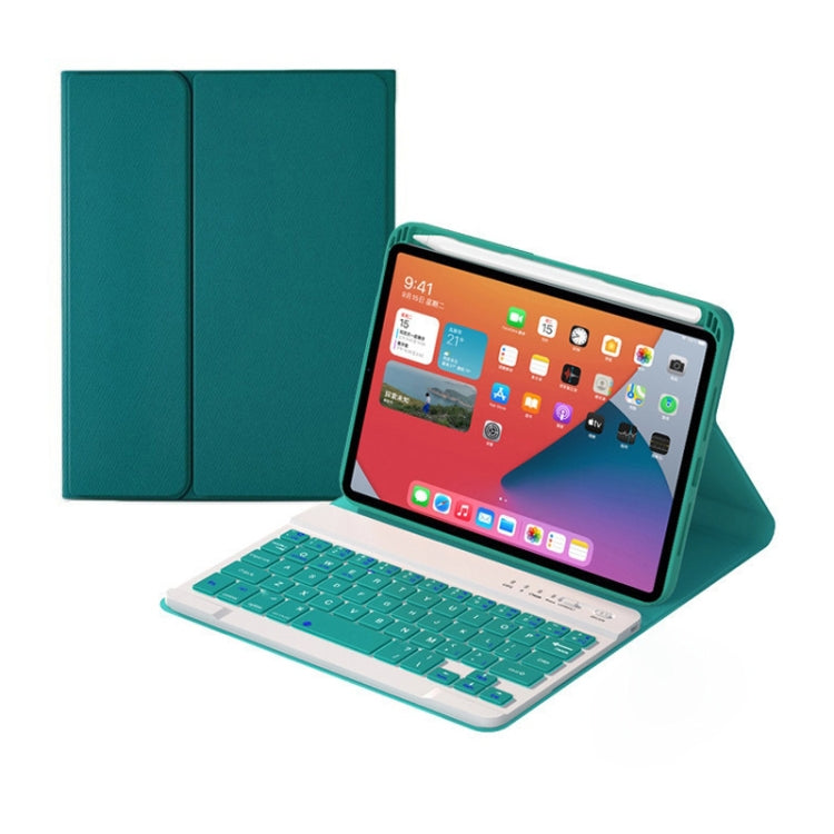 HK006 Square Keys Detachable Bluetooth Keyboard Leather Tablet Case with Holder for iPad mini 6