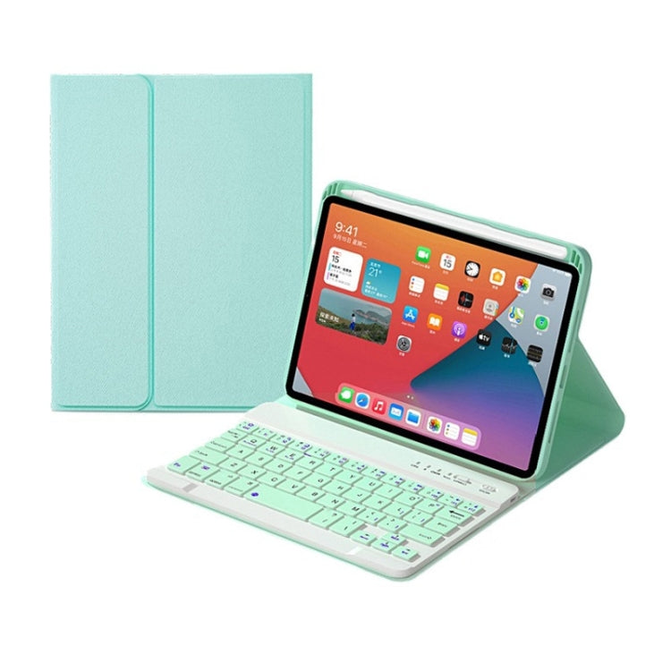 HK006 Square Keys Detachable Bluetooth Keyboard Leather Tablet Case with Holder for iPad mini 6