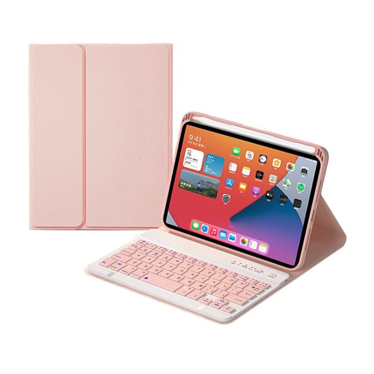 HK006 Square Keys Detachable Bluetooth Keyboard Leather Tablet Case with Holder for iPad mini 6