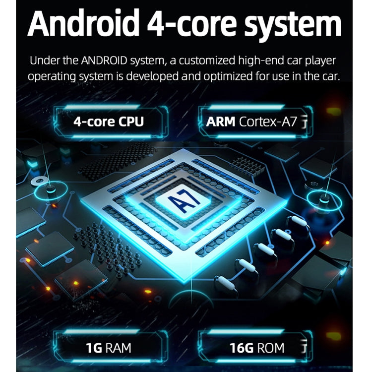 9090SE 9 inch HD Universal Car Android 10.1 Navigation Machine Radio Receiver, Support FM & Bluetooth & TF Card & GPS & Alcohol Test Function